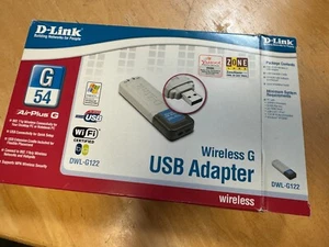D-Link DWL-G122 Wireless G 802.11g 54Mbps USB Adapter Open Box - Picture 1 of 14