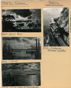 Zustand von PARANA ca. 1950 - 13 Fotos Fabrik Viadukt Vila Velha Brasilien - PL 1552 - Bild 1 von 8