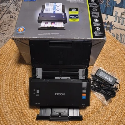 EPSON DS-510 Scanner Tested and Working Includes Power Adapter - Image 1 of 4
