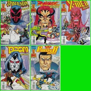 °The FALL of the HAMMER First 2099 UNIVERSE CROSSOVER 1 bis 5 von 5°Marvel 1993 - Bild 1 von 6