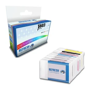 Refresh Cartridges 8 Pack Set T603 7880/9880 Ink Compatible With Epson Printers - Bild 1 von 17