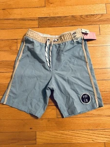 New With Tags Nauset Surf Swim Trunks Shorts Boys Size Large Blue - Picture 1 of 3