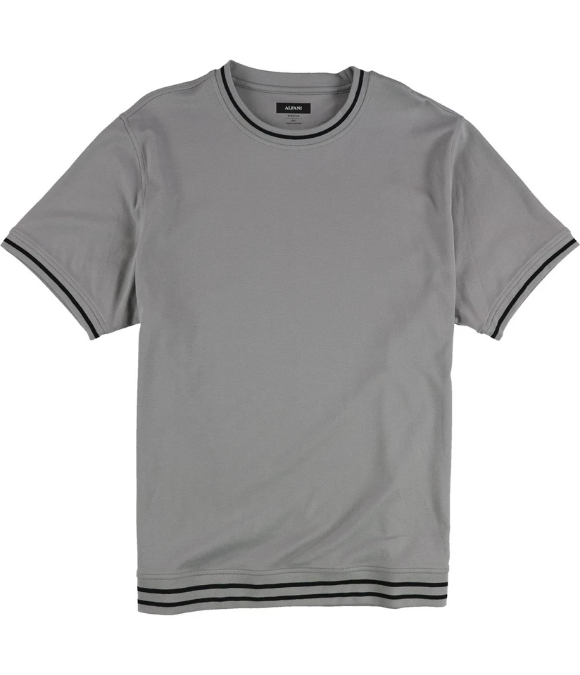 Camiseta básica Alfani gris tormenta para hombre, gris, X-grande Foto 1 de 1