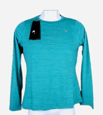 Camiseta pulóver manga larga para correr Mizuno Impulse Core para mujer talla grande nueva con etiquetas Foto 1 de 3