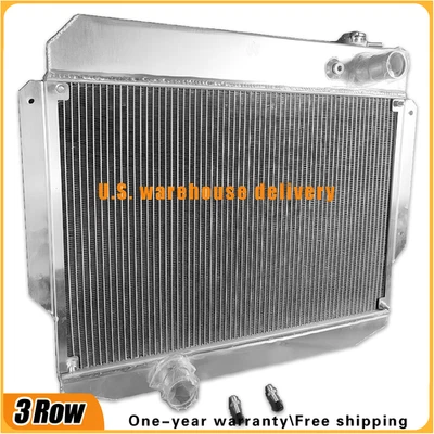 3 Row Aluminum Radiator For 1958-1960 1959 Lincoln Premiere V8 Engine 7.0L AT/MT Foto 1 de 4