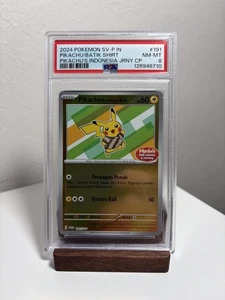 Pikachu Berkemeja Batik #191/SV-P Pokemon Promo PSA 8 - Picture 1 of 2