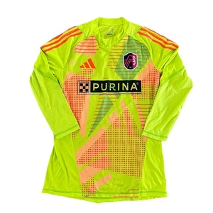 adidas St. Louis City SC ‘24 Long Sleeve Goalkeeper Jersey Adult Size M Slim Fit - Picture 1 of 6