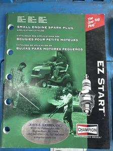 Catálogo de aplicaciones de motor pequeño Champion Spark Plug 2005 - Imagen 1 de 11