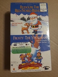 Rudolph & Frosty The Snow Man (VHS 1996) Christmas Classics Series 2 VHS Set - Picture 1 of 2