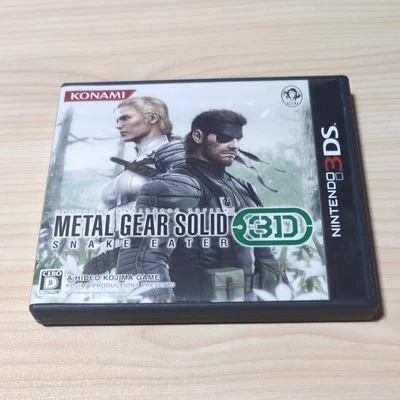 Metal Gear Solid Snake Eater 3D Nintendo 3DS Versión Japonesa NTSC-J con Estuche  Foto 1 de 4