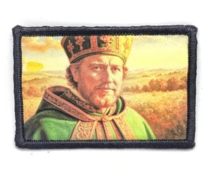 St. Patrick 2x3 Tactical Hook Catholic Morale Patch Patron Saint Ireland - Picture 1 of 1