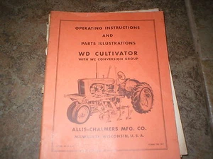 Allis Chalmers WD Grubber Bedienungsanleitung  - Bild 1 von 1