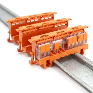 3er-Set WAGO 221-500 Klemmen-Befestigungsadapter f. Hutschiene Serie 221 COMPACT - Bild 1 von 4