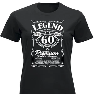 60. Geburtstag Geschenke für ihre Frauen 60 Jahre lustiges T-Shirt Ihr Geburtstag T-Shirt - Bild 1 von 13