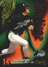 1998 Circa Thunder Tampa Bay Devil Rays Baseball Card #268 Dave Martinez