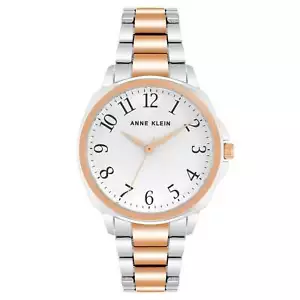 Anne Klein Two-Tone Band White Dial Women's Watch - AK4055WTRT - Picture 1 of 5