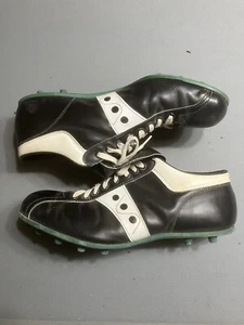 Vintage Football 1960’s Spotbuilt Cowtongue Cleats. Ex++ Cond. - Picture 1 of 10