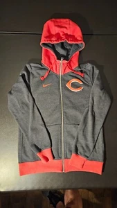 Cincinnati Reds Nike Womens XL Gray/Red Full Zip Hoodie Sweatshirt Jacket - Picture 1 of 13