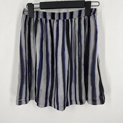 Minifalda Richard Chai para Target forrada con cremallera a rayas abstracta para jóvenes talla 1 Foto 1 de 4