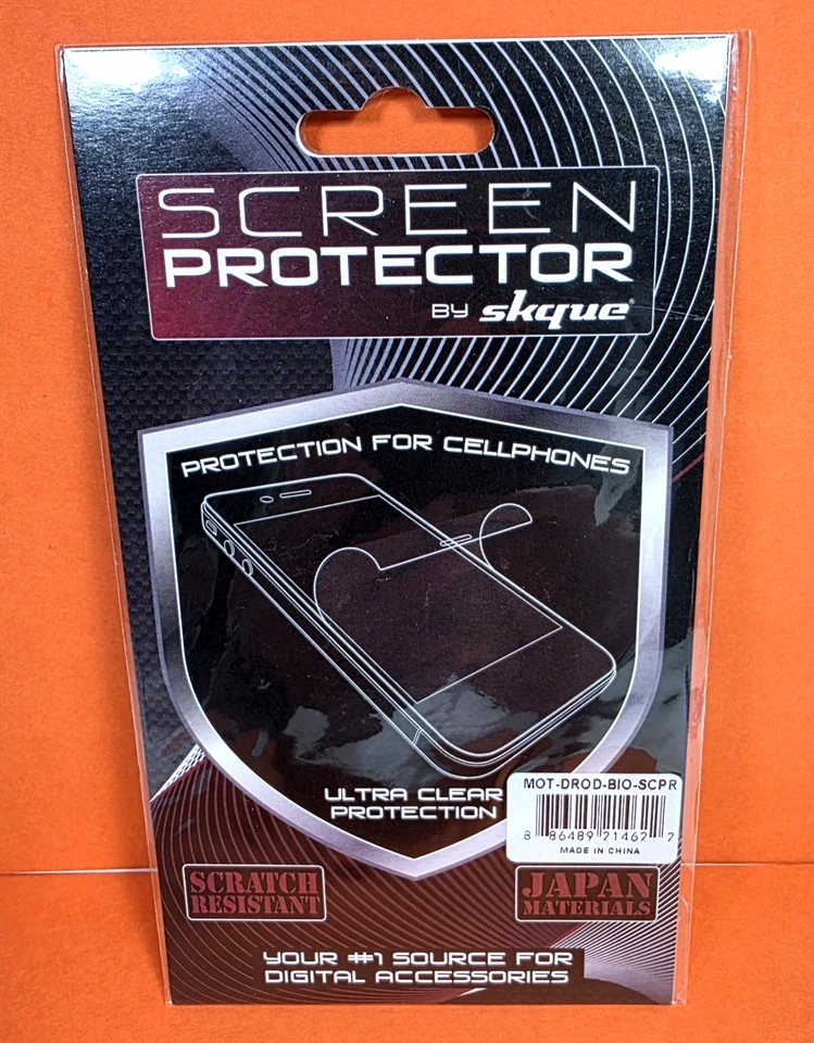 Screen Protector for Motorola Droid Bionic ~ 2 Pack, Brand New ~ Free Shipping! - Image 1 of 2