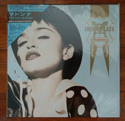 MADONNA Laserdisc The Immaculate Collection Music Videos JAPAN LD OBI - Image 1 of 2