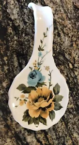 Spoon Rest Pioneer Woman Floral Rose Shadow - Picture 1 of 2