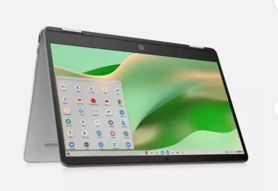 HP CHROMEBOOK x360 14" CONVERTIBLE 2-in-1 - 64GB eMMC, INTEL 1.1GHz, 4GB RAM NEW - Image 1 of 4