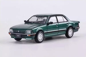 SHADOW 1/64 Escala Peugeot 505 Sedán Verde Diecast Coche Modelo Juguete Regalo Nuevo en Caja - Imagen 1 de 5