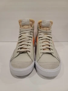 Nike Blazer Mid 77’ Lt Bone Total Orange Womens Sz 11.5/ Mens 9.5 CZ0461-001 NEW - Picture 1 of 6