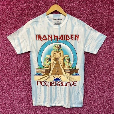 铁娘子 Powerslave 专辑艺术重金属乐队领带染料小号 — 第 1/4 张图片