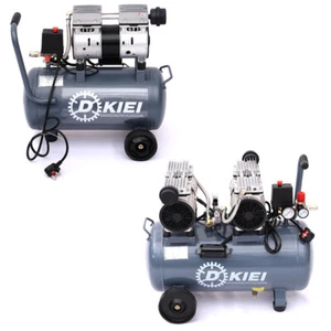 Portable Air Compressor 25 Litre 2.5HP 8BAR 115psi 8CFM Low Noise Oil Free 25L - Picture 1 of 10