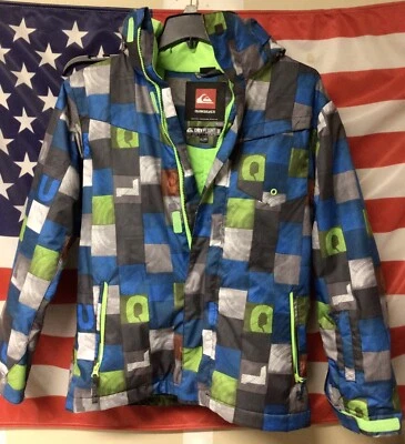 Quicksilver Dry Flight 10k Technology Ski Snowboard Jacket. Youth XL(16). - Image 1 of 4