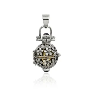 Handmade IOLITE Harmony Ball Pendant, Chime Ball, Angel Caller, Bola Pendant - Picture 1 of 11