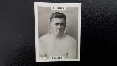 GODFREY PHILLIPS, PINNACE FOOTBALLERS."PHOTO"NO 606,  D. SHEA.  FULHAM. - Image 1 of 2
