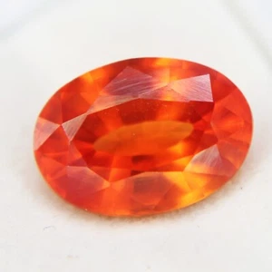 5.80 Ct Oval Orange Loose Gemstones Spessartite Mandarin Natural Garnet Namibia - Picture 1 of 6