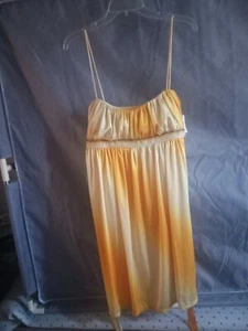 Young girls/ ladies yellow social dress City Triangles size large new with tags - Picture 1 of 12