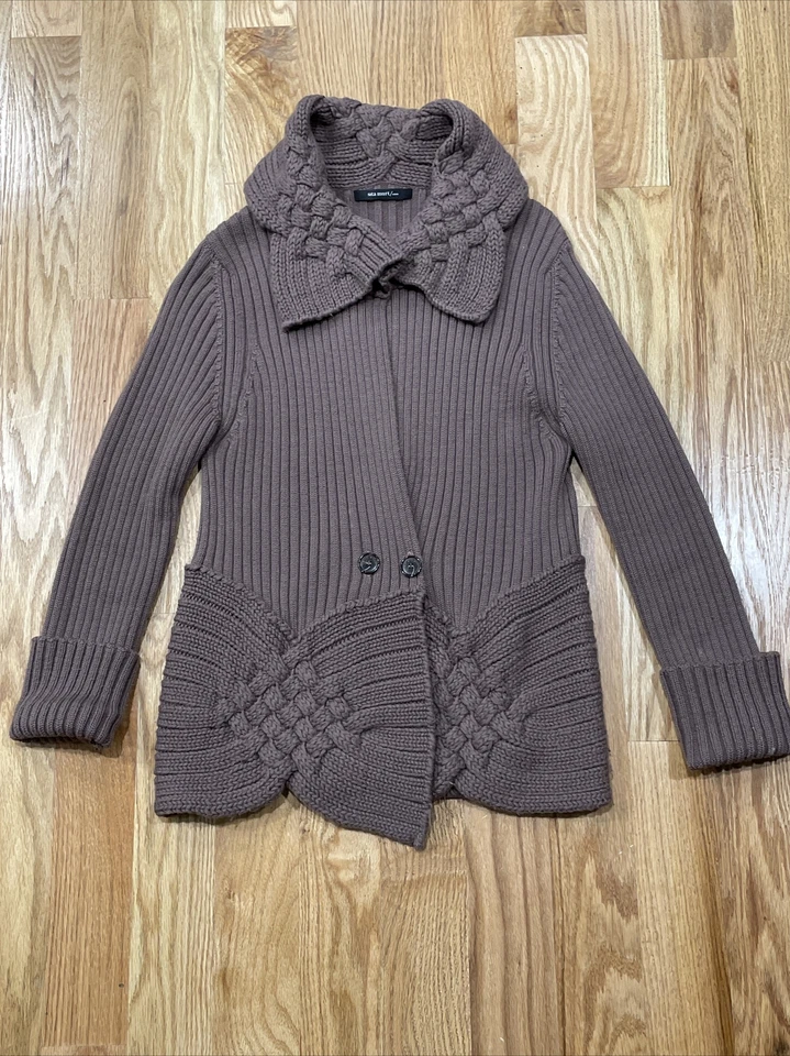 Sita Murt Cardigan Sweater Womens Medium  Open Front - Image 1 of 4