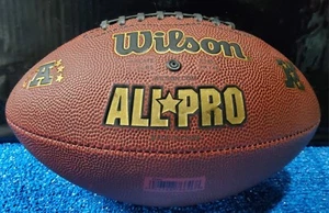 Wilson NFL All Pro Football Tackified Composite Leather Official Size Black Lace - Picture 1 of 2