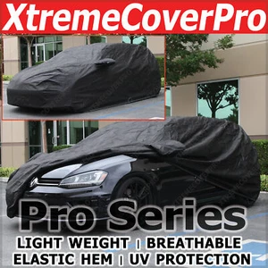 2019 FORD FOCUS HATCHBACK BREATHABLE CAR COVER W/MIRROR POCKET - BLACK - Picture 1 of 10