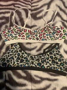 Girls Total Girl Ruched Crop Training Bra Size 14 (Preowned condition) - Picture 1 of 4
