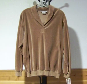 WOMENS VINTAGE (90's) COCOA LONGSLEEVE SWEATER by DAVID CALAIS (SIZE SMALL) - Picture 1 of 4