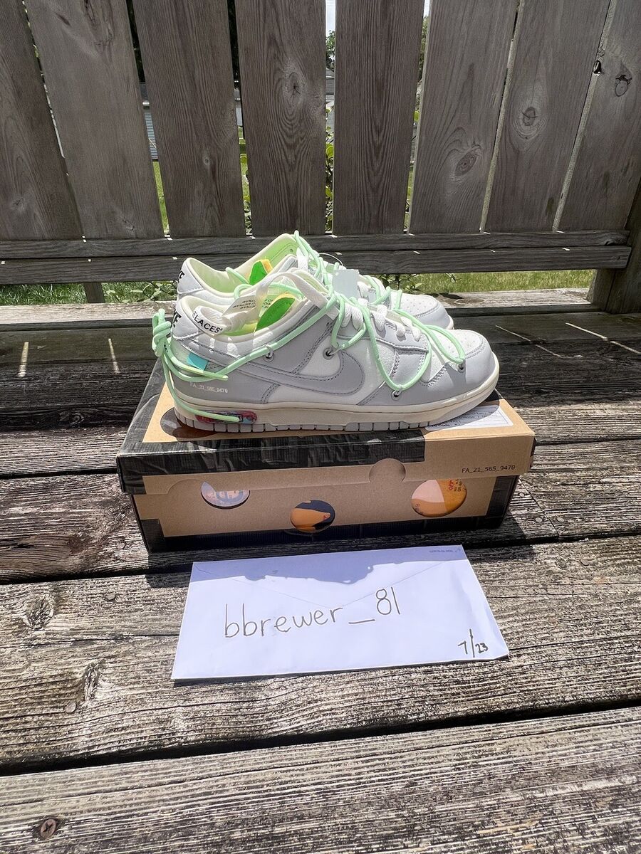 Nike Off-White x Dunk Low Lot 07 of 50 for Sale Nike Off-White x Dunk Low Lot 07 of 50 for Sale