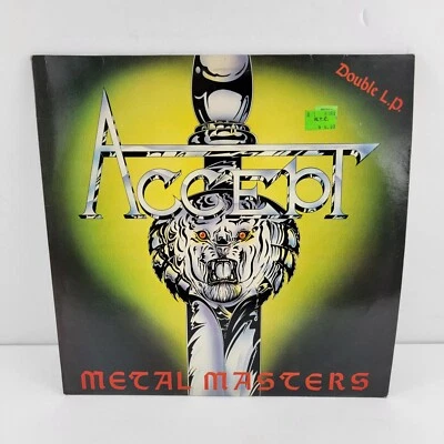 Accept  Metal Masters  12" Double RARE Yellow Vinyl LP 1984 Razor Records Foto 1 de 4