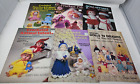 Lot Of 6 Vintage Crochet Books Doll Making Doll Clothing Crocheting Patterns