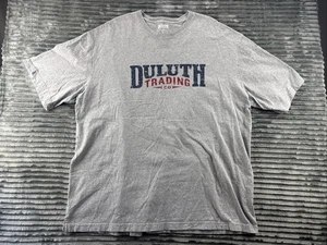Duluth Trading Men’s T-shirt XL Relaxed Fit Gray Short Sleeved Shirt Graphic Tee - Picture 1 of 9