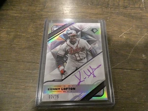 2025 Topps Diamond Icons Kenny Lofton Autograph /15 White Polychromatink Braves - Bild 1 von 4