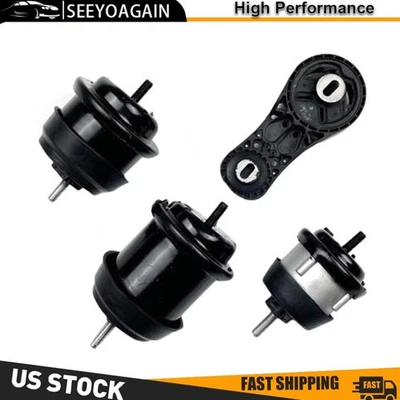 Juego de montaje de motor y transmisión de 4 piezas para Chevy Traverse GMC Acadia 2009-2017 3,6 L V6 Foto 1 de 4