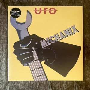 UFO - MECHANIX - BACK ON BLACK 180g 2LP Sealed CLEAR VINYL EDITION - New/Mint - Picture 1 of 3