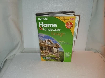 Home & Landscape Design Premium Punch Software DVD Booklet Windows XP - Image 1 of 4