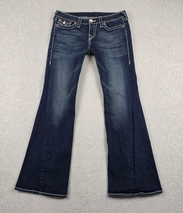 Vintage True Religion Rainbow Joey Jeans Damen 32 Twist Seam Flare World Tour Denim - Bild 1 von 19